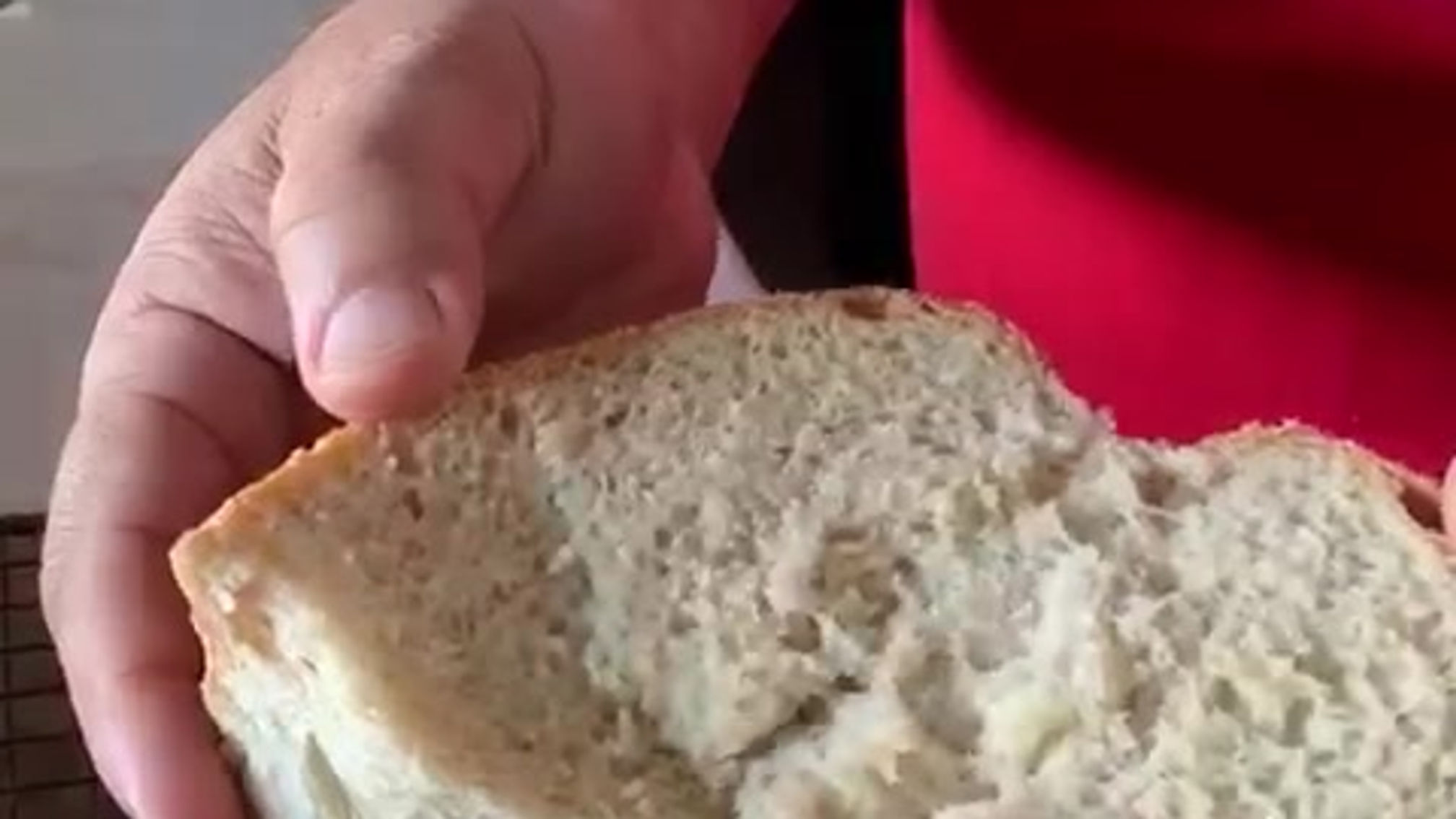 Our Sourdough Bread, Hot from the Oven